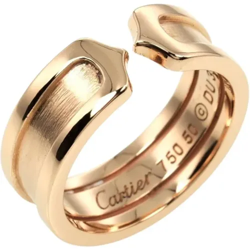 Pre-owned Rose Gold rings , female, Sizes: ONE SIZE - Cartier Vintage - Modalova