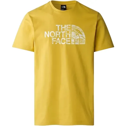 Kurzarm Woodcut Dome Tee - The North Face - Modalova