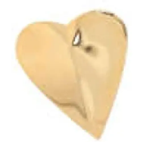 Heart-shaped Golden Earrings , female, Sizes: ONE SIZE - Alaïa - Modalova
