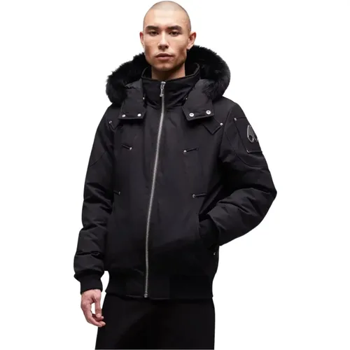 Bomber Ballistic Fur Coat , male, Sizes: L - Moose Knuckles - Modalova