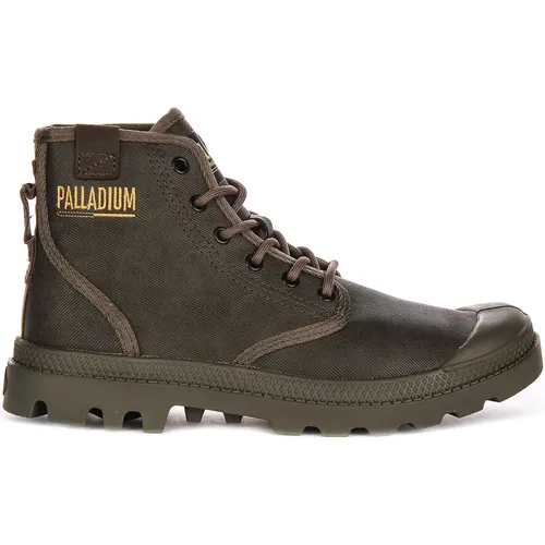 Coated Hi-Top Ankle Boots in , male, Sizes: 12 UK, 3 UK, 6 UK, 9 UK, 7 UK, 4 UK - Palladium - Modalova