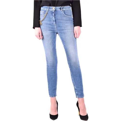 Jeans Ss20 , female, Sizes: W30 - Elisabetta Franchi - Modalova