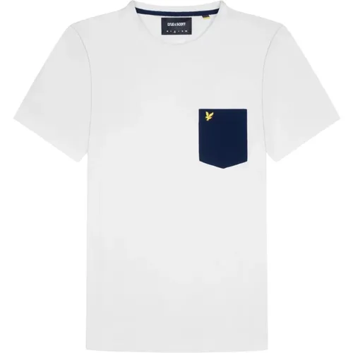 T-Shirts,Kontrasttasche T-shirt,Kontrasttasche T-Shirt - Lyle & Scott - Modalova