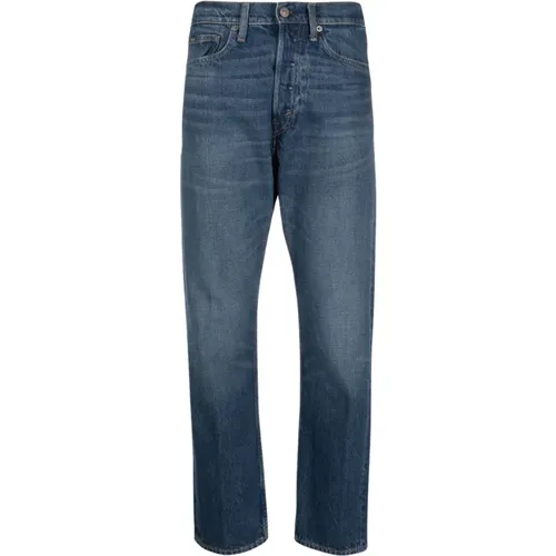 Erweitern Sie Ihre Denim-Kollektion mit Rlxd STR Crp-Cropped-Gerades Jeans , Damen, Größe: W30 - Polo Ralph Lauren - Modalova