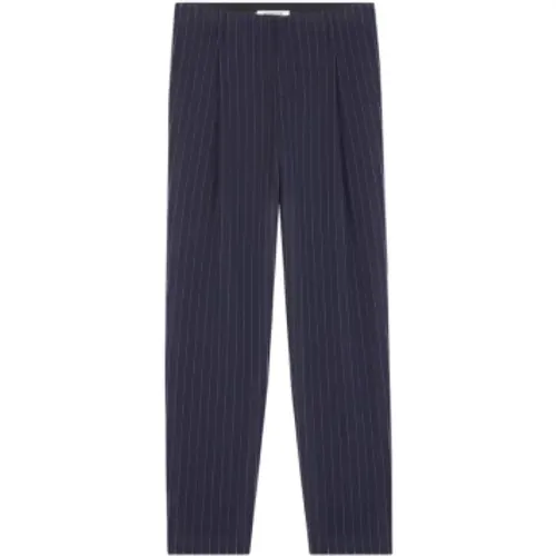 Striped Wool Tailored Pants , male, Sizes: 3XS - Maison Kitsuné - Modalova