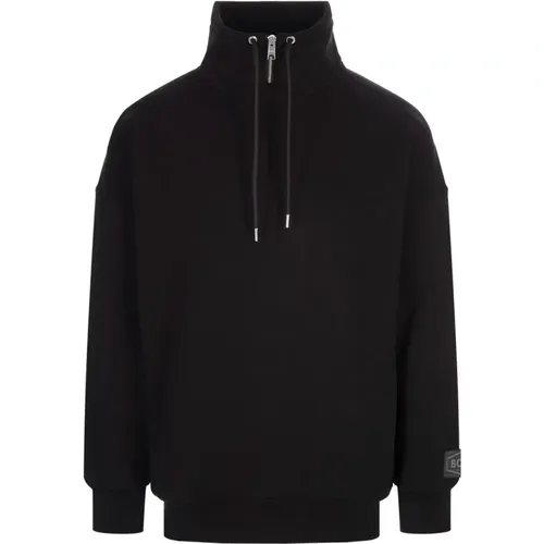 High-neck Zip Sweatshirt , male, Sizes: 2XL, L, S, XL, M - Hugo Boss - Modalova