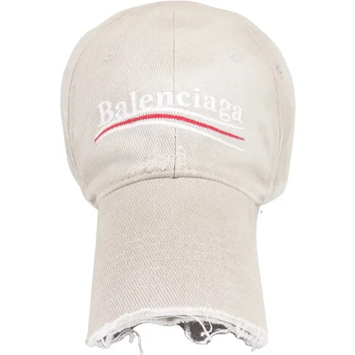Men`s Accessories Hats Caps Grey Aw23 , male, Sizes: S - Balenciaga - Modalova