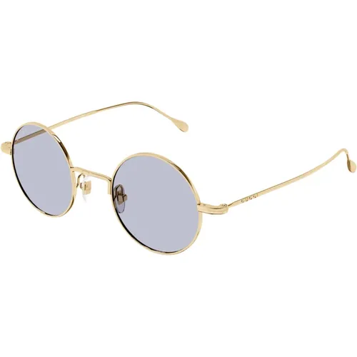 Gold Sunglasses with Original Accessories , female, Sizes: 44 MM - Gucci - Modalova