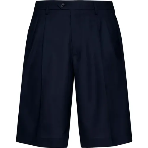 Blaue Shorts für Männer , Herren, Größe: S - Lardini - Modalova
