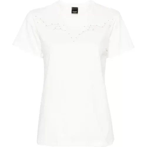 T-Shirts , Damen, Größe: 2XL - pinko - Modalova