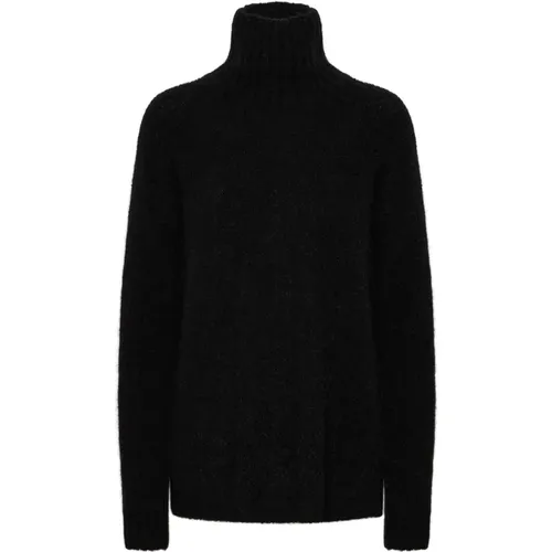 Schwarzer Rollkragenpullover - My Essential Wardrobe - Modalova