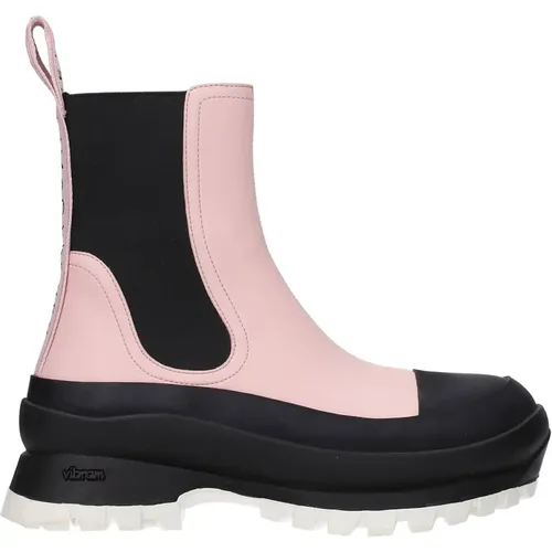Ankle boots vibram Eco Leather , female, Sizes: 4 UK, 2 UK - Stella Mccartney - Modalova
