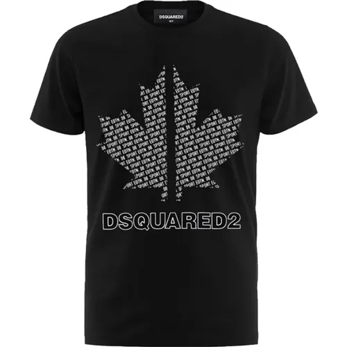 Maxifoglia Herren T-Shirt Dsquared2 - Dsquared2 - Modalova