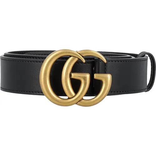Iconic GG Buckle Belt , male, Sizes: 90 CM - Gucci - Modalova