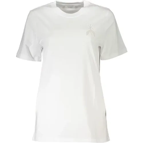 Besticktes Rundhals T-Shirt - PATRIZIA PEPE - Modalova