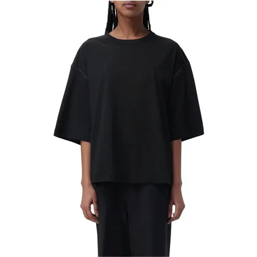 Stylish T-Shirt , female, Sizes: M, S, XS - Fabiana Filippi - Modalova