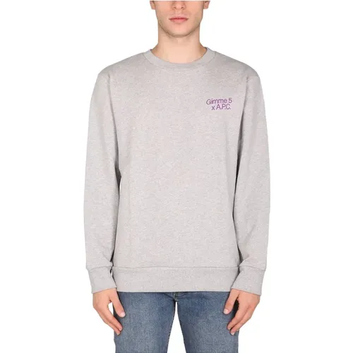 Jersey Sweatshirt , male, Sizes: S - A.p.c. - Modalova