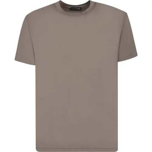 T-Shirt Roundneck Short Sleeves , male, Sizes: 2XL - Tom Ford - Modalova