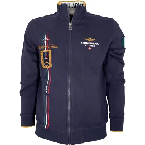 Mens Frecce Tricolori Sweatshirt , male, Sizes: 3XL, 2XL - aeronautica militare - Modalova