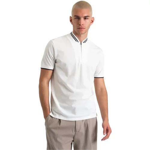 Baumwoll Polo Shirt , Herren, Größe: L - Emporio Armani - Modalova