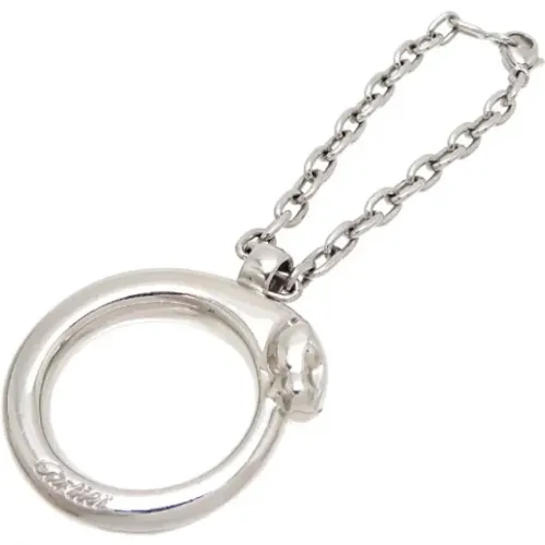 Pre-owned White Gold key-holders , unisex, Sizes: ONE SIZE - Cartier Vintage - Modalova