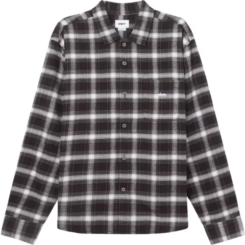 Reason Woven Shirt , male, Sizes: M, L, S - Obey - Modalova