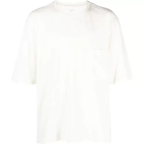 Patch Pocket T-Shirt Light Vanilla , male, Sizes: M - Lemaire - Modalova