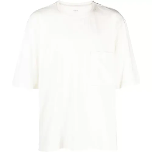 Patch Pocket T-Shirt Light Vanilla , male, Sizes: M, S - Lemaire - Modalova