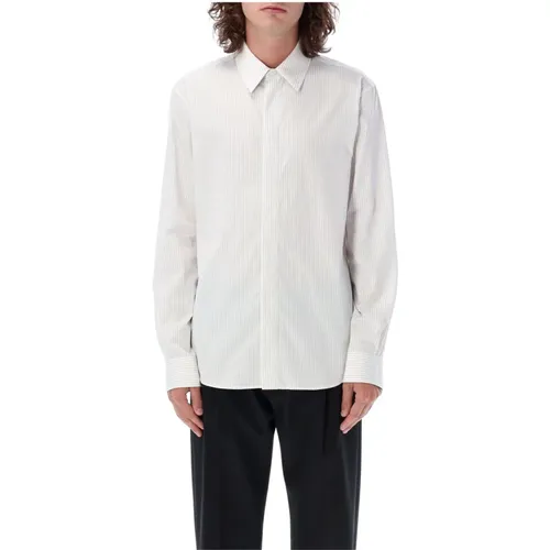 Men's Clothing Shirts Stripes Aw23 , male, Sizes: L, XL, M - Bottega Veneta - Modalova