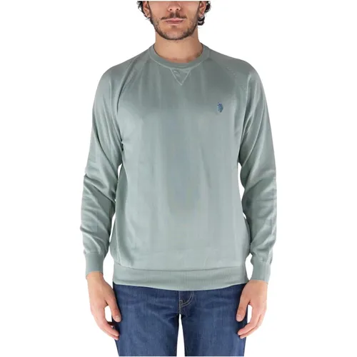 Crew Neck Strickpullover , Herren, Größe: XL - U.s. Polo Assn. - Modalova