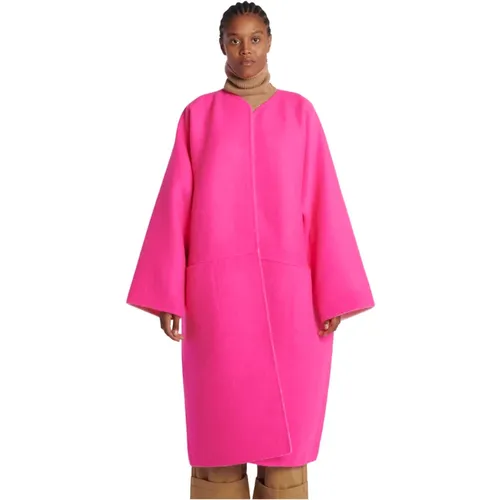 Fuchsia Mohair Coat, Model: Sofie D`Hoore , female, Sizes: S - Sofie D'hoore - Modalova