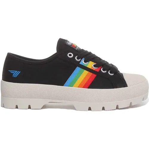 Rainbow Canvas Sneakers , female, Sizes: 3 UK, 4 UK - Gola - Modalova