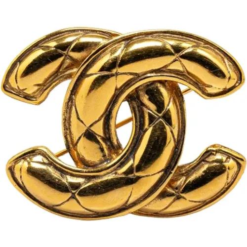 Pre-owned Metal brooches , female, Sizes: ONE SIZE - Chanel Vintage - Modalova