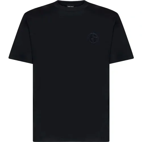 T-shirts and Polos , male, Sizes: 2XL, M - Giorgio Armani - Modalova