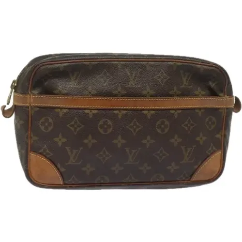 Pre-owned Canvas clutches , female, Sizes: ONE SIZE - Louis Vuitton Vintage - Modalova