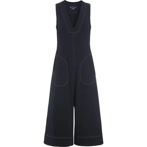 Tokyo Twill Jumpsuit /Ivory Stitch , female, Sizes: L, M, XS, S - Bitte Kai Rand - Modalova