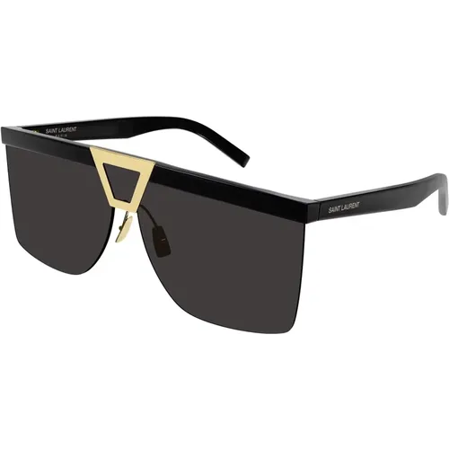 Grey SL 537 Palace Sunglasses , female, Sizes: ONE SIZE - Saint Laurent - Modalova