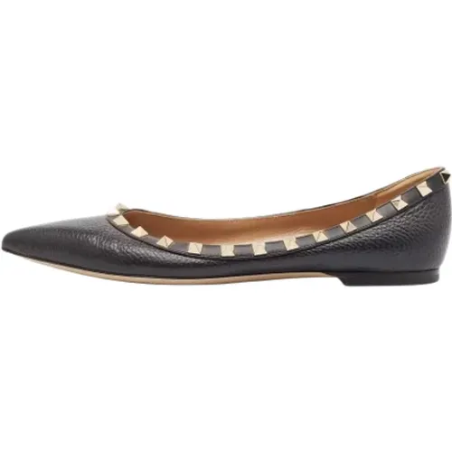 Pre-owned Leather flats , female, Sizes: 6 UK - Valentino Vintage - Modalova