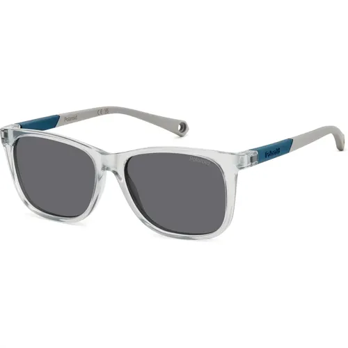 Grey Sunglasses PLD 8058/S,Azure/Grey Sunglasses,Grün/Graue Sonnenbrille - Polaroid - Modalova