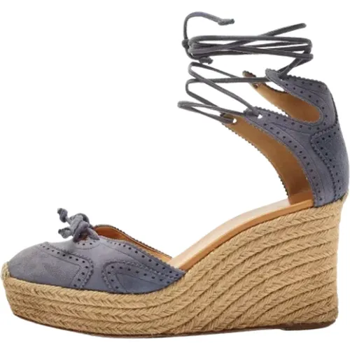 Pre-owned Wildleder sandals , Damen, Größe: 38 EU - Hermès Vintage - Modalova
