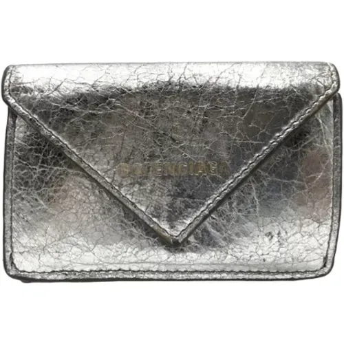 Pre-owned Leather wallets , female, Sizes: ONE SIZE - Balenciaga Vintage - Modalova