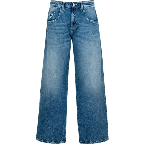 Wide Leg Low Rise Jeans , female, Sizes: W24, W29 - Icon Denim - Modalova