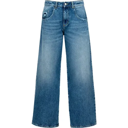 Wide Leg Low Rise Jeans , female, Sizes: W25, W24, W29, W26, W27, W28 - Icon Denim - Modalova