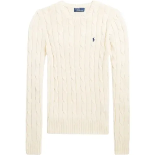 Pima Cotton Round Neck Sweater , female, Sizes: S - Polo Ralph Lauren - Modalova