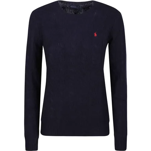 Navy Long Sleeve Sweater , female, Sizes: XS, S, L - Ralph Lauren - Modalova