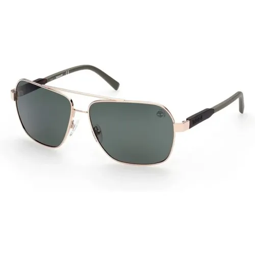 Sonnenbrille mit goldener Fassung - Timberland - Modalova