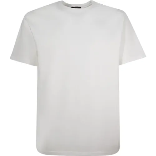Short-sleeved T-shirt with Logo , male, Sizes: XL, 3XL, 4XL, 2XL, L - Herno - Modalova