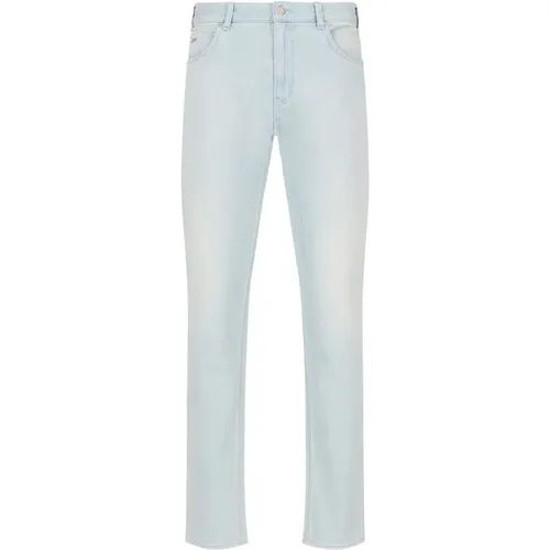 J16 Jeans Cotton Elastan 5 Pockets , male, Sizes: W40, W36 - Emporio Armani - Modalova