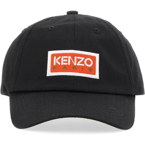 Logo Baseball Hat with Hard Visor , unisex, Sizes: ONE SIZE - Kenzo - Modalova