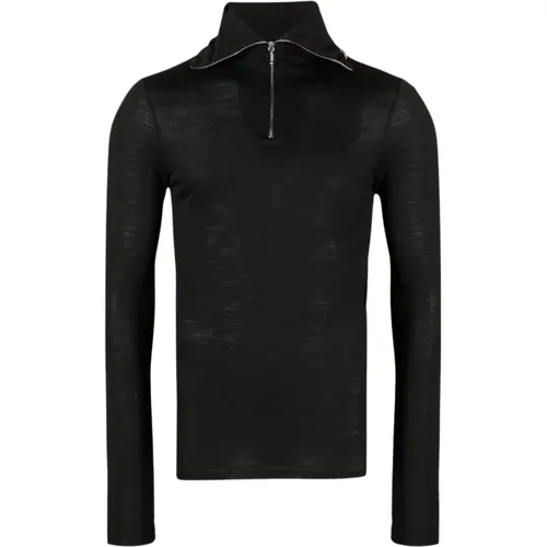 Turtleneck and Polos , male, Sizes: L, M - Jil Sander - Modalova